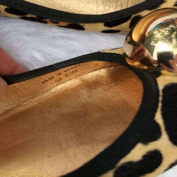 Kate Spade Helen Too Flat Leopard Calf Hair Flats - Picture 6 of 6